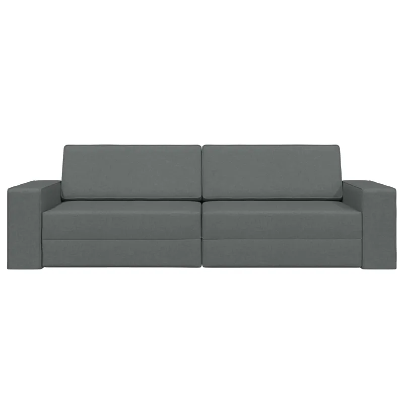 Sofa lova Tamsiai pilka 245 x 78 x 77 cm audinys