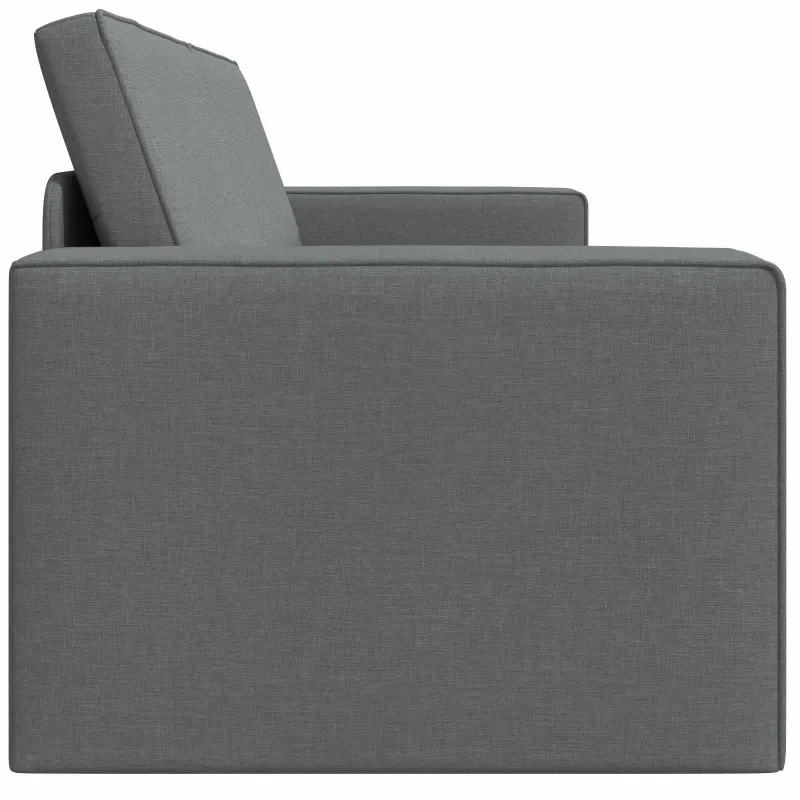 Sofa lova Tamsiai pilka 245 x 78 x 77 cm audinys