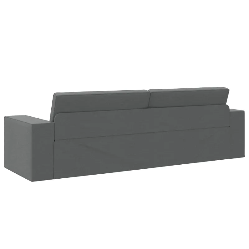 Sofa lova Tamsiai pilka 245 x 78 x 77 cm audinys