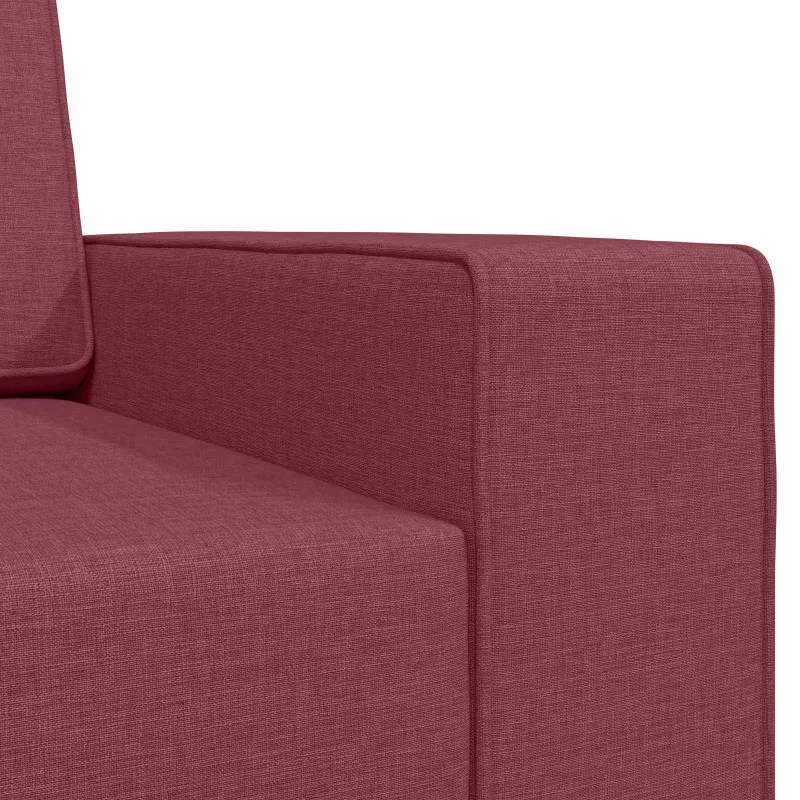 Sofa lova Vyno raudona 245 x 78 x 77 cm audinys