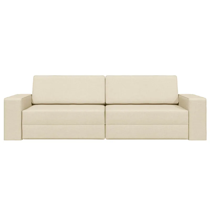 Sofa lova Kreminė 245 x 78 x 77 cm audinys