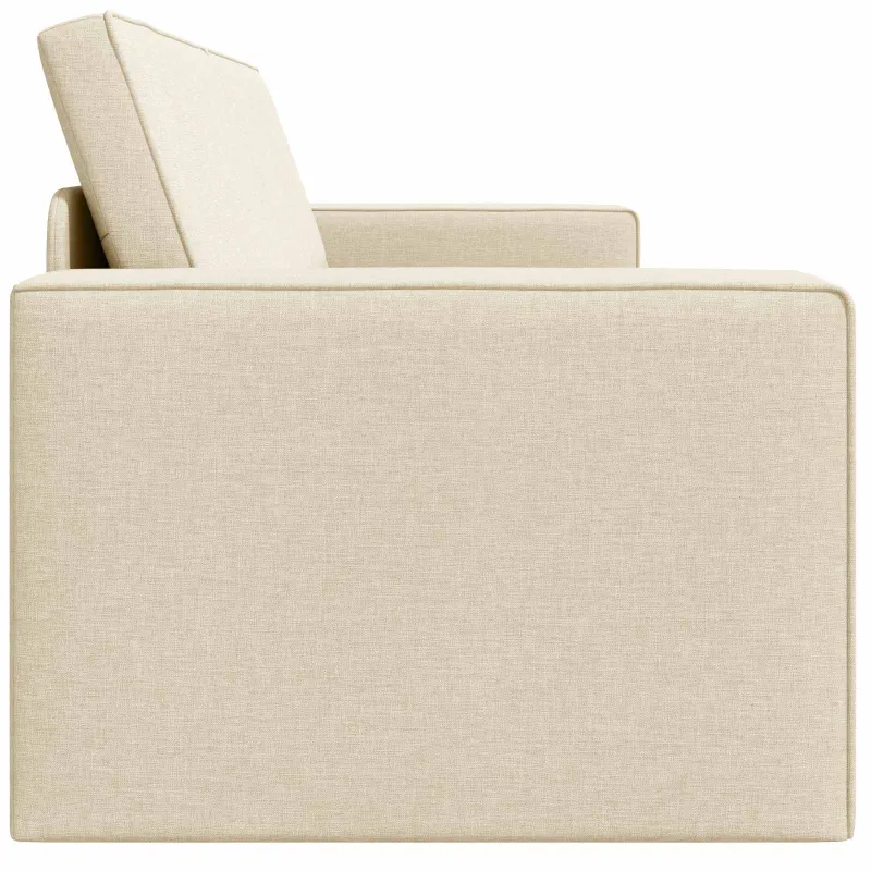 Sofa lova Kreminė 245 x 78 x 77 cm audinys