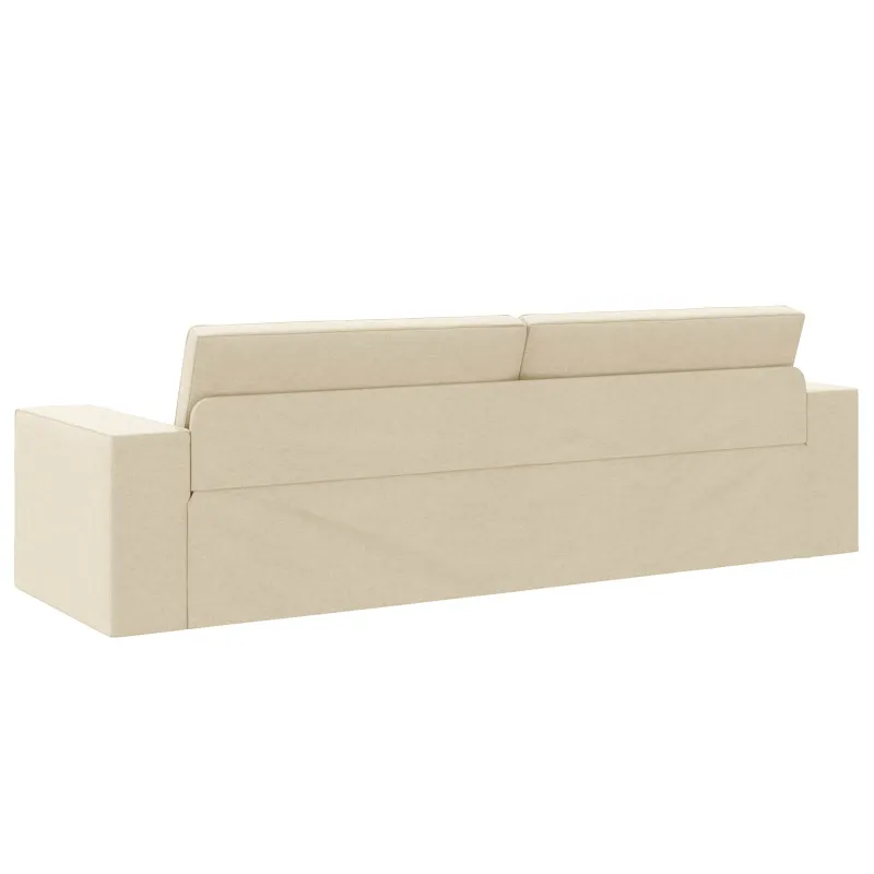 Sofa lova Kreminė 245 x 78 x 77 cm audinys