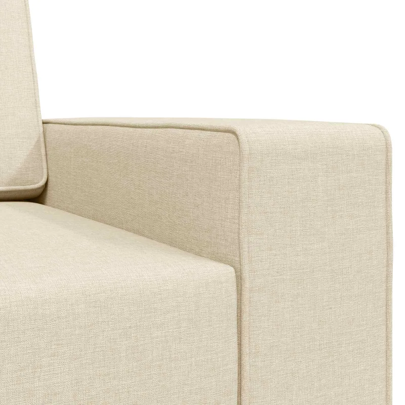 Sofa lova Kreminė 245 x 78 x 77 cm audinys