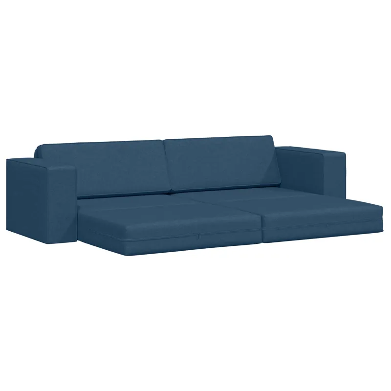 Sofa lova Jūrinė mėlyna 245 x 78 x 77 cm audinys