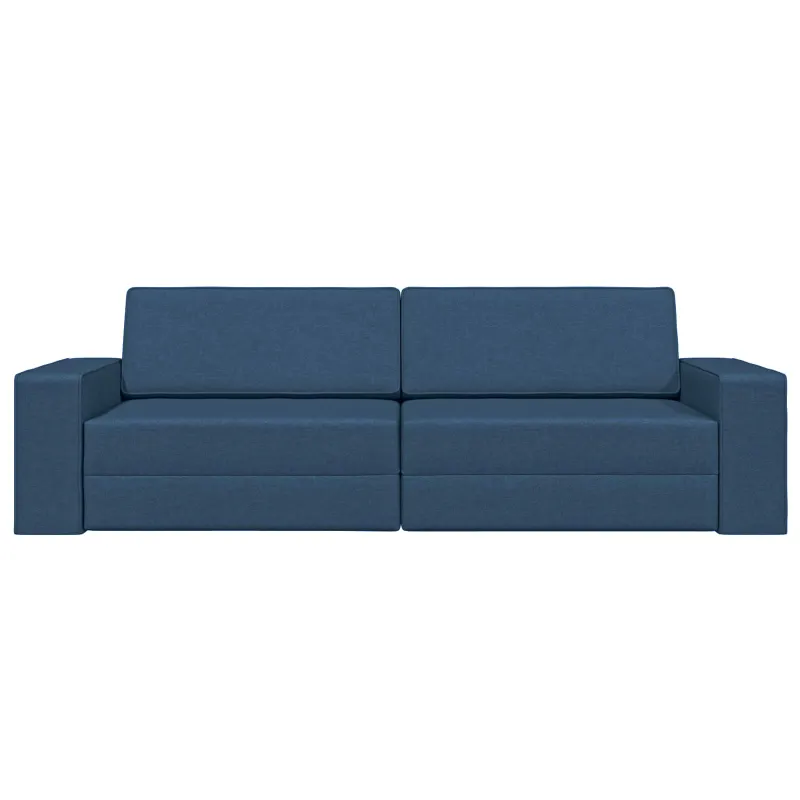 Sofa lova Jūrinė mėlyna 245 x 78 x 77 cm audinys