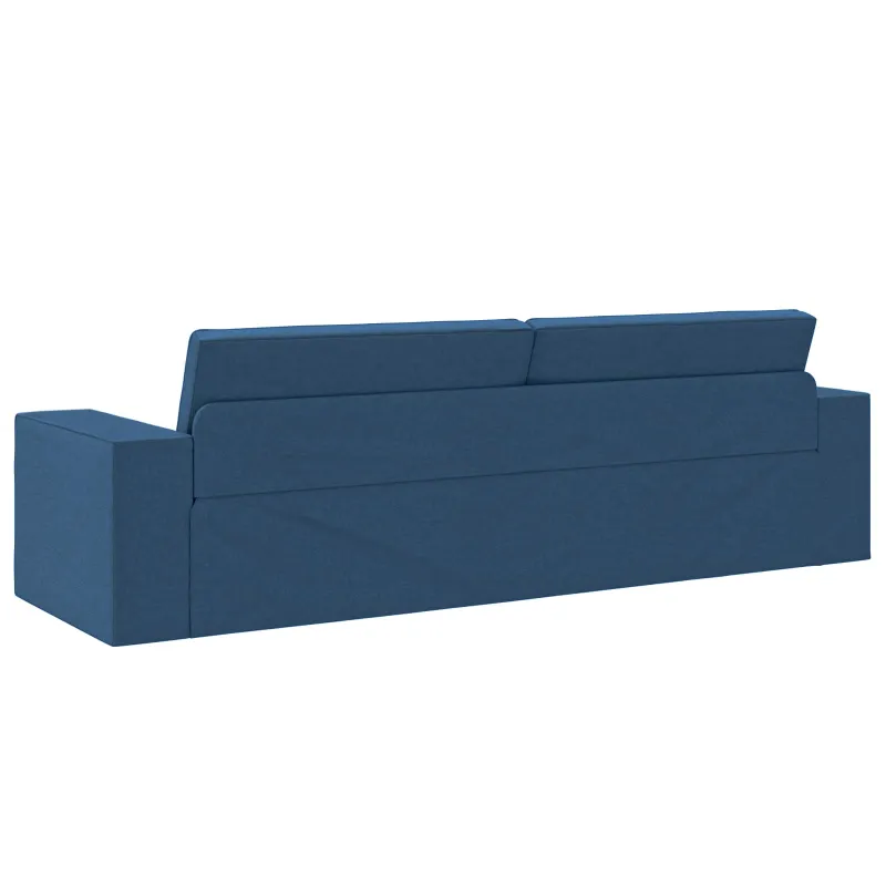 Sofa lova Jūrinė mėlyna 245 x 78 x 77 cm audinys