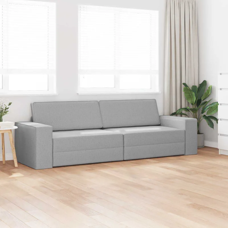 Sofa lova Debesų pilka 245 x 78 x 77 cm audinys