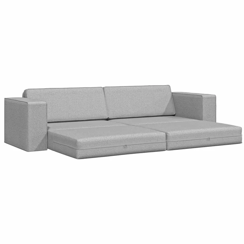 Sofa lova Debesų pilka 245 x 78 x 77 cm audinys