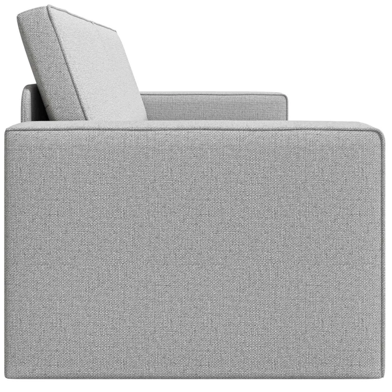 Sofa lova Debesų pilka 245 x 78 x 77 cm audinys