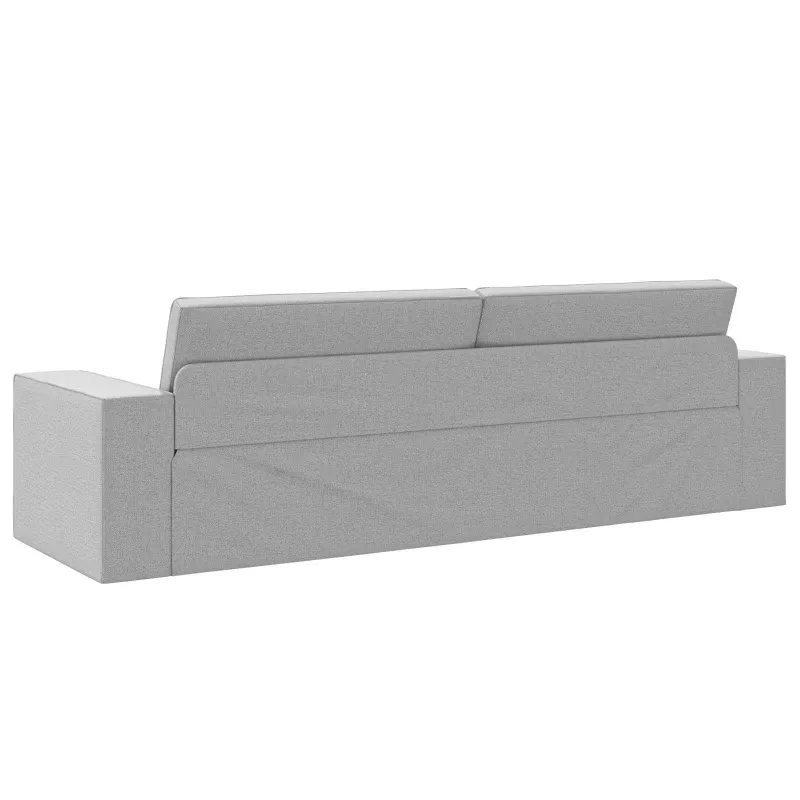 Sofa lova Debesų pilka 245 x 78 x 77 cm audinys