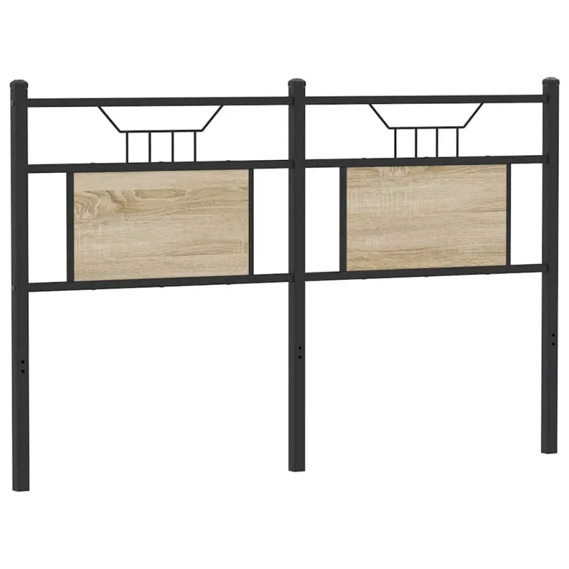 Pakaitinis galvūgalis Sonoma ąžuolas 137 cm Mediena ir plienas