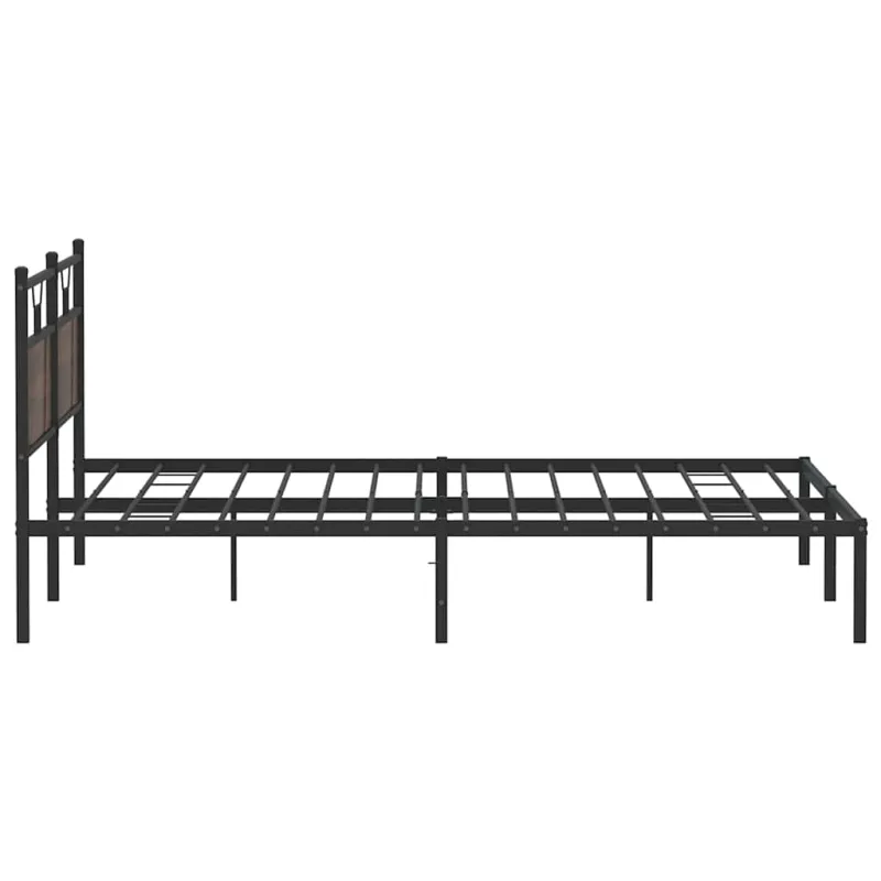 lovos rėmas be čiužinio rudas ąžuolas 200x200 cm