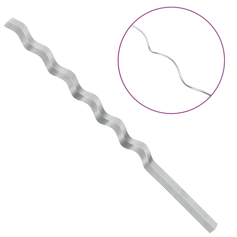 Augalų parama 50 pcs Sidabro 150 x 0,6 x 0,6 cm Plienas