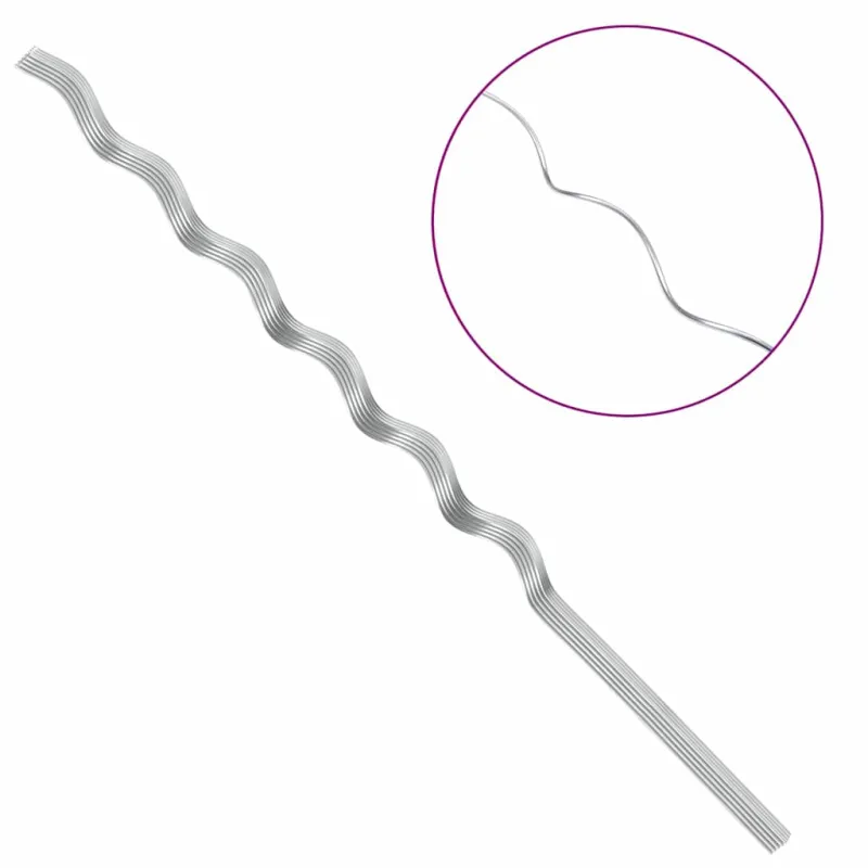 Augalų parama 20 pcs Sidabro 150 x 0,6 x 0,6 cm Plienas