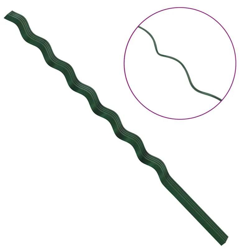 Augalų parama 50 pcs Žalia 170 x 0,6 x 0,6 cm Plienas