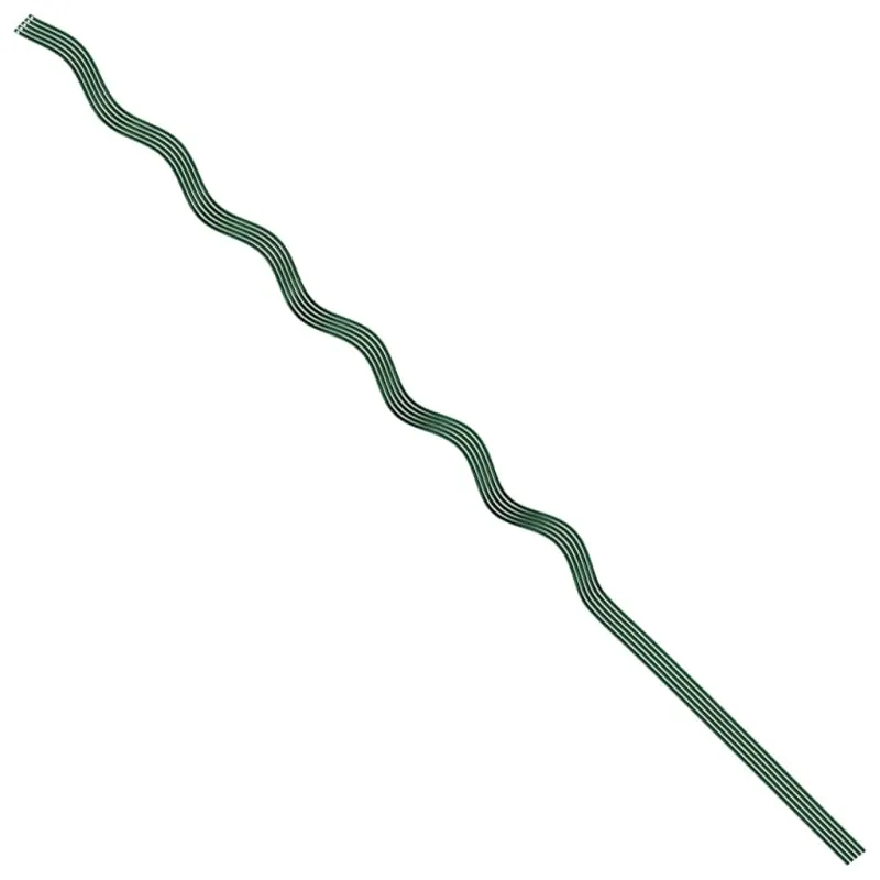 Augalų parama 5 pcs Žalia 150 x 0,6 x 0,6 cm Plienas