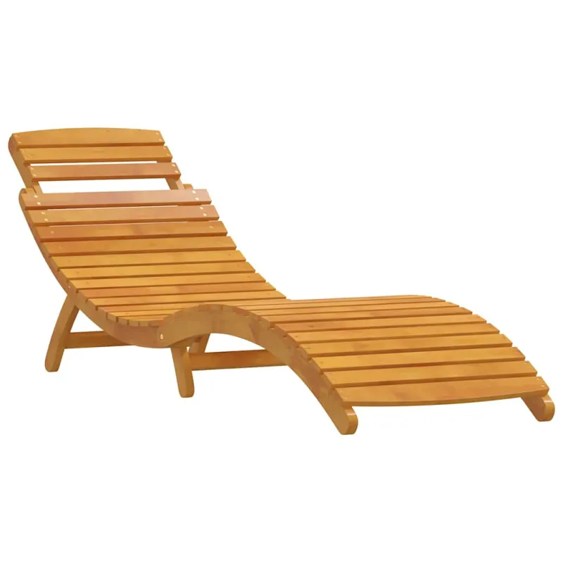 Saulės gultas 3 pcs Ruda Kietos akacijos mediena