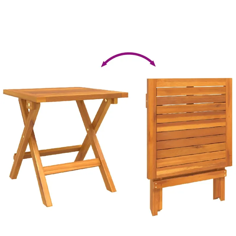 Saulės gultas 3 pcs Ruda Kietos akacijos mediena