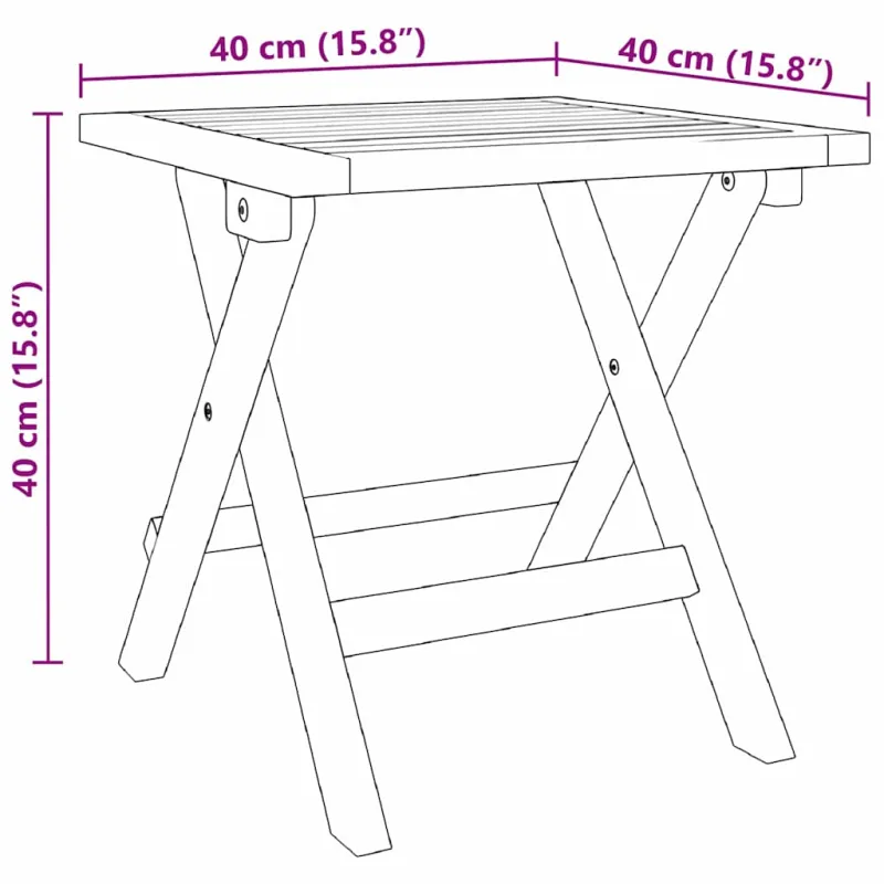 Saulės gultas 3 pcs Ruda Kietos akacijos mediena
