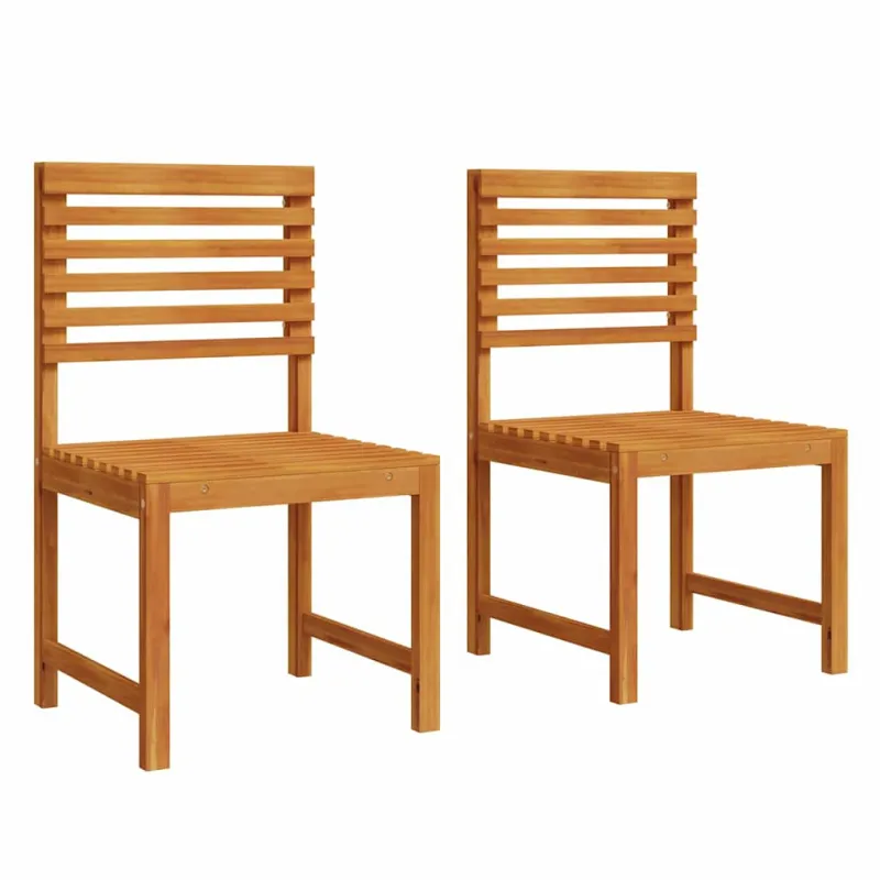 Sodo Kėdė 2 pcs Ruda 50 x 50 x 91cm Akacijos medienos masyvas