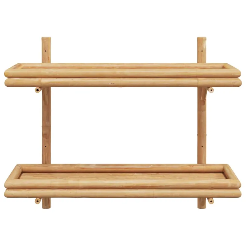 Sieninė lentyna su lentyna Ruda 75 x 26 x 60 cm bambukas