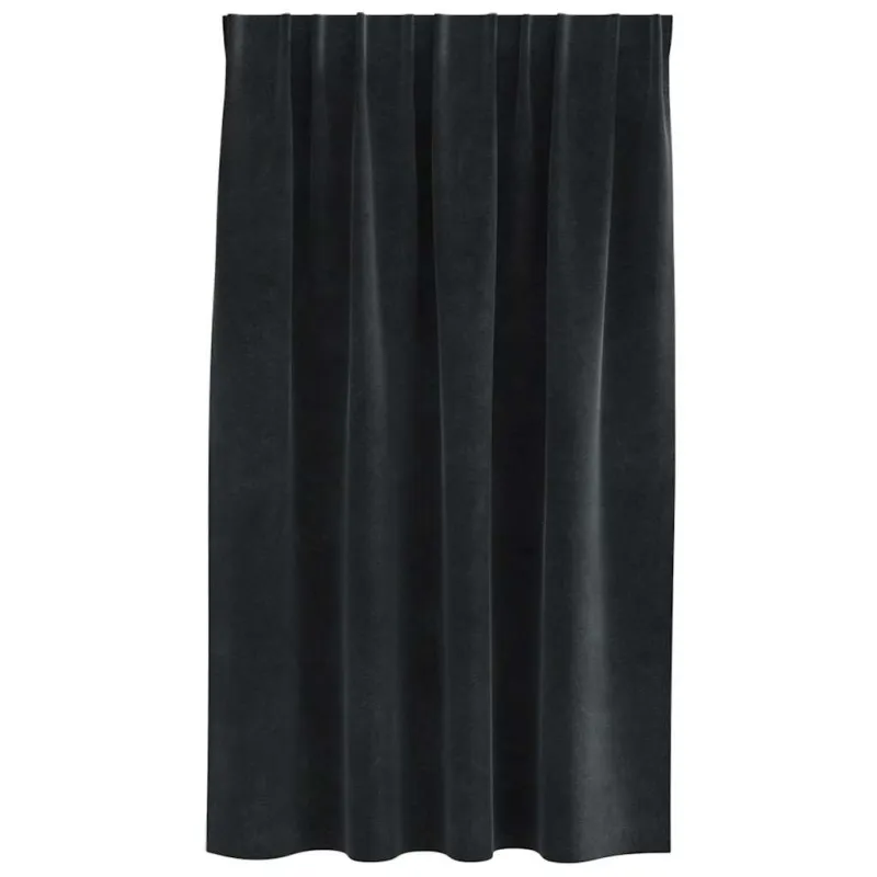 Užtemdymo užuolaidos 2 pcs Juoda 140 x 140 cm Aksomas