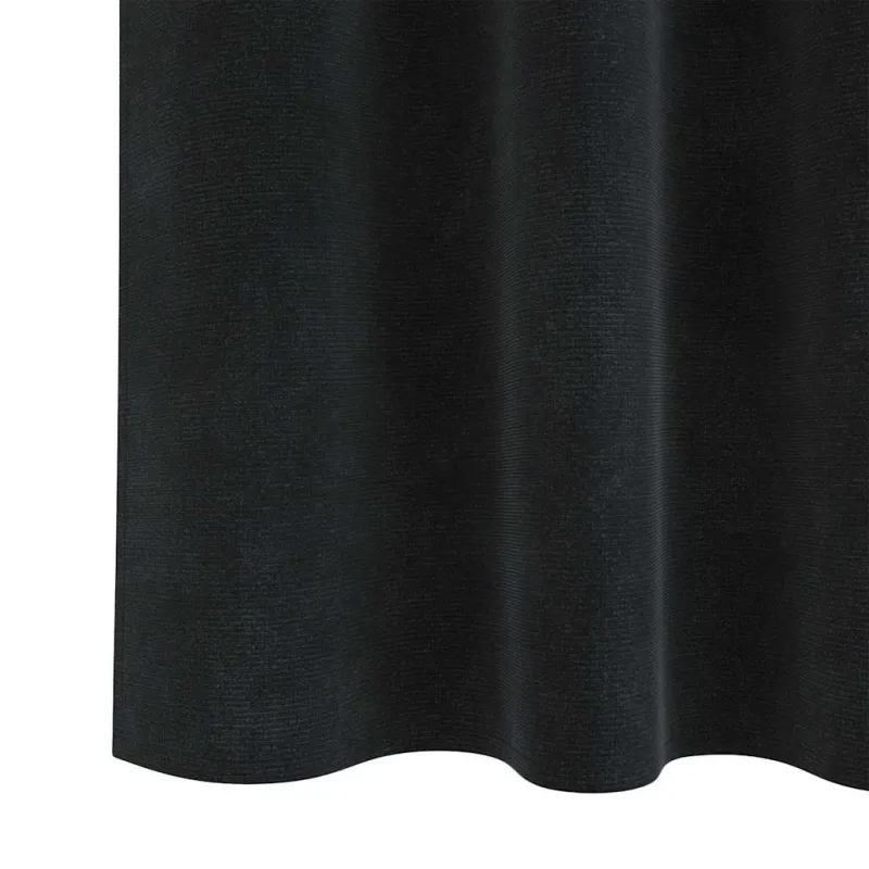 Užtemdymo užuolaidos 2 pcs Juoda 140 x 245 cm Aksomas