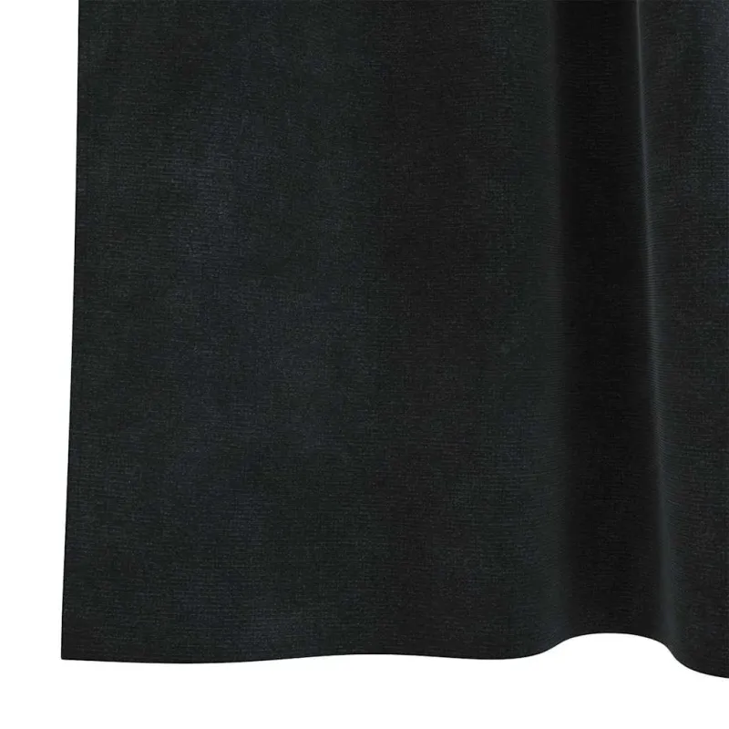 Užtemdymo užuolaidos 2 pcs Juoda 140 x 245 cm Aksomas