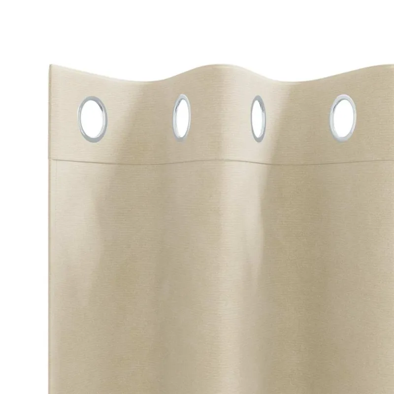 Užtemdymo užuolaidos 2 pcs Kreminė 140 x 140 cm Aksomas