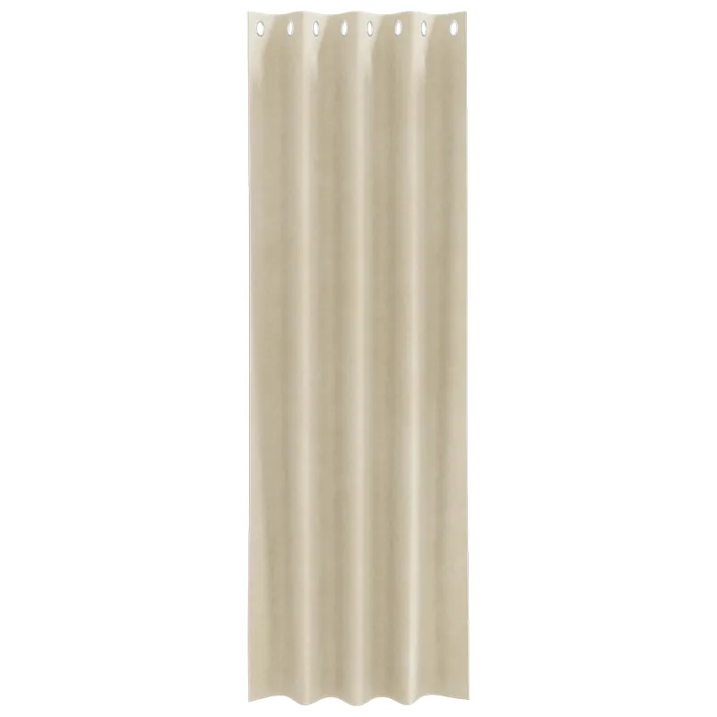 Užtemdymo užuolaidos 2 pcs Kreminė 140 x 245 cm Aksomas