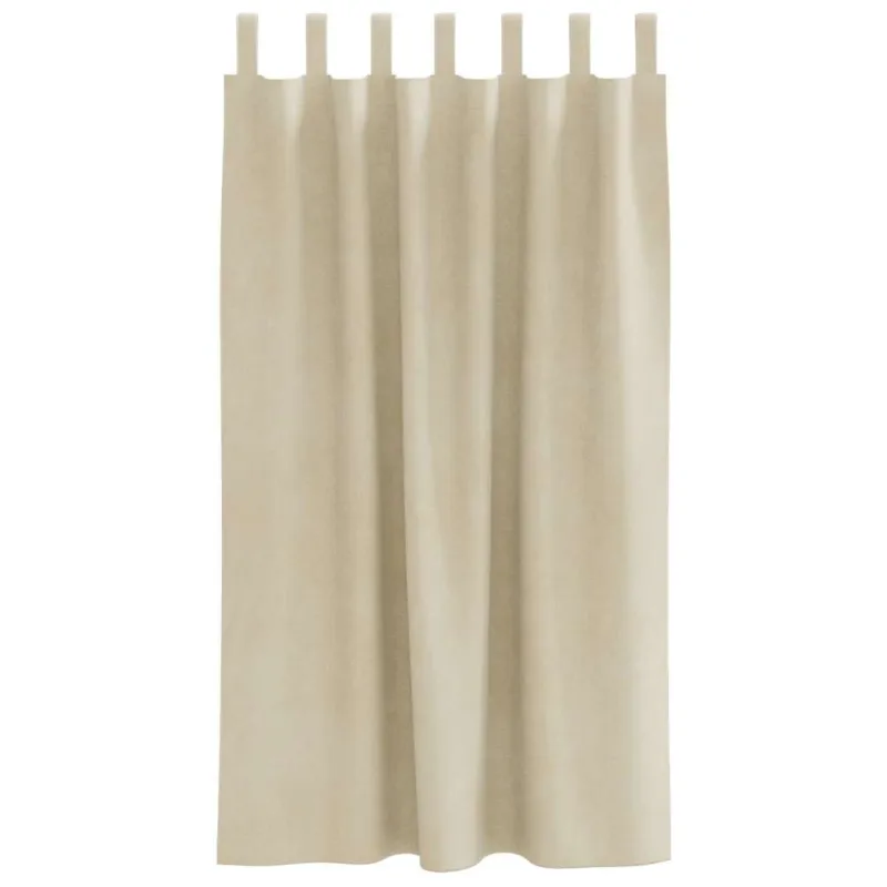 Užtemdymo užuolaidos 2 pcs Kreminė 140 x 175 cm Aksomas