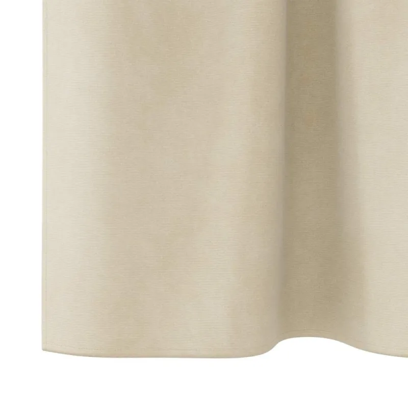 Užtemdymo užuolaidos 2 pcs Kreminė 140 x 245 cm Aksomas