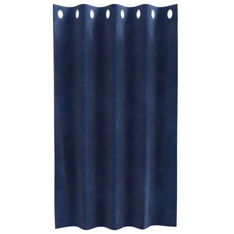 Užtemdymo užuolaidos 2 pcs Tamsiai mėlyna 140 x 140 cm Aksomas