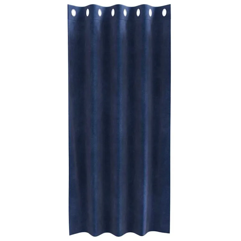 Užtemdymo užuolaidos 2 pcs Tamsiai mėlyna 140 x 175 cm Aksomas