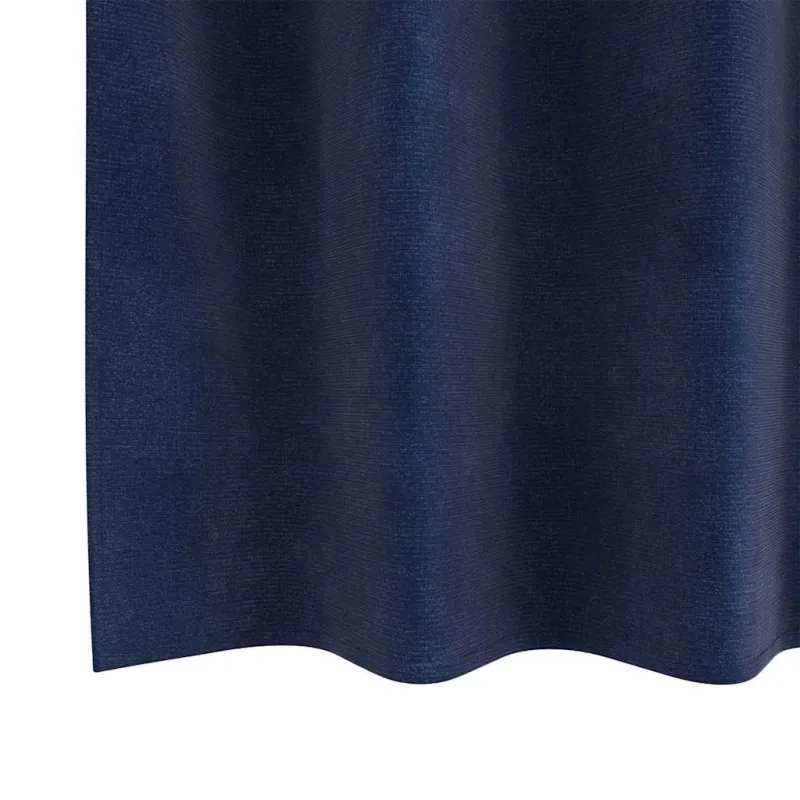 Užtemdymo užuolaidos 2 pcs Tamsiai mėlyna 140 x 175 cm Aksomas