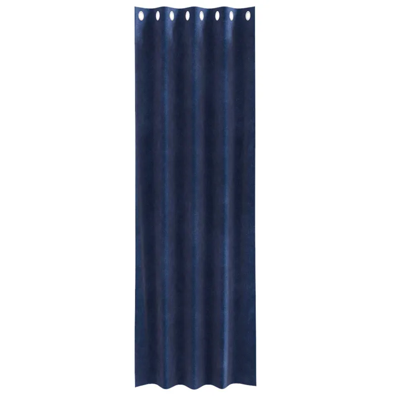 Užtemdymo užuolaidos 2 pcs Tamsiai mėlyna 140 x 225 cm Aksomas