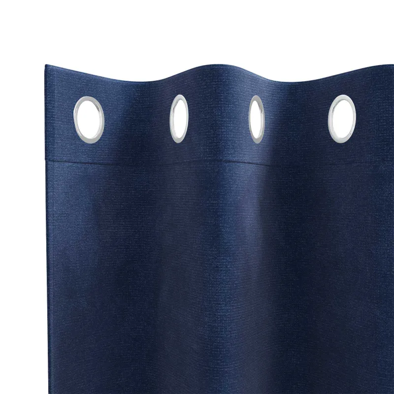 Užtemdymo užuolaidos 2 pcs Tamsiai mėlyna 140 x 225 cm Aksomas