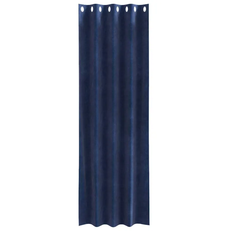 Užtemdymo užuolaidos 2 pcs Tamsiai mėlyna 140 x 245 cm Aksomas