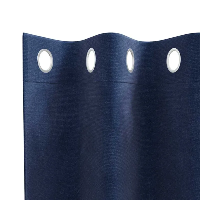Užtemdymo užuolaidos 2 pcs Tamsiai mėlyna 140 x 245 cm Aksomas