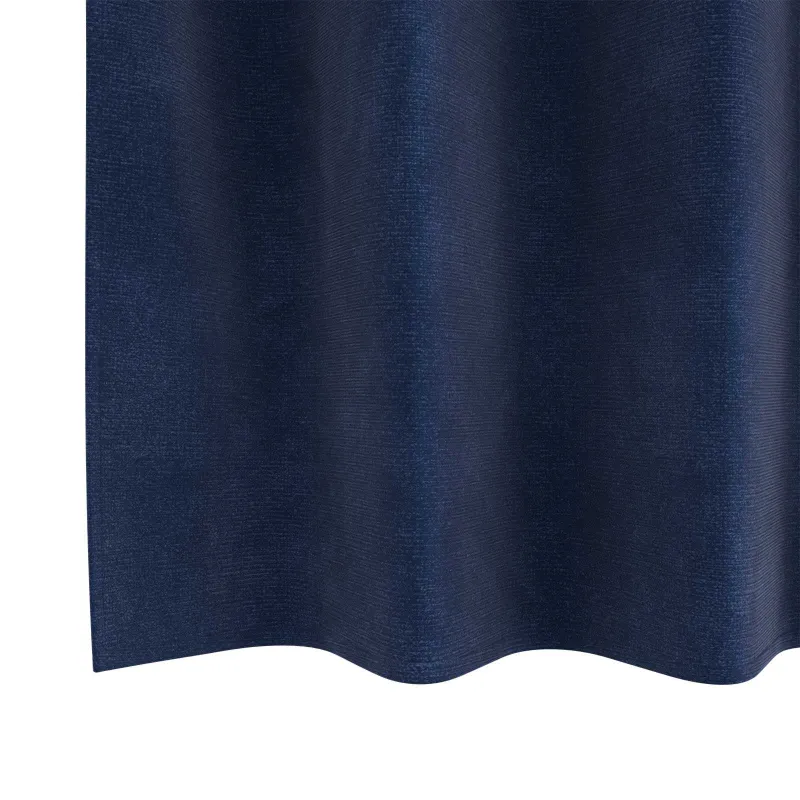 Užtemdymo užuolaidos 2 pcs Tamsiai mėlyna 140 x 260 cm Aksomas