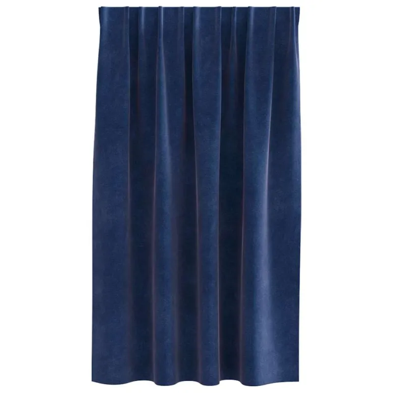 Užtemdymo užuolaidos 2 pcs Tamsiai mėlyna 140 x 140 cm Aksomas