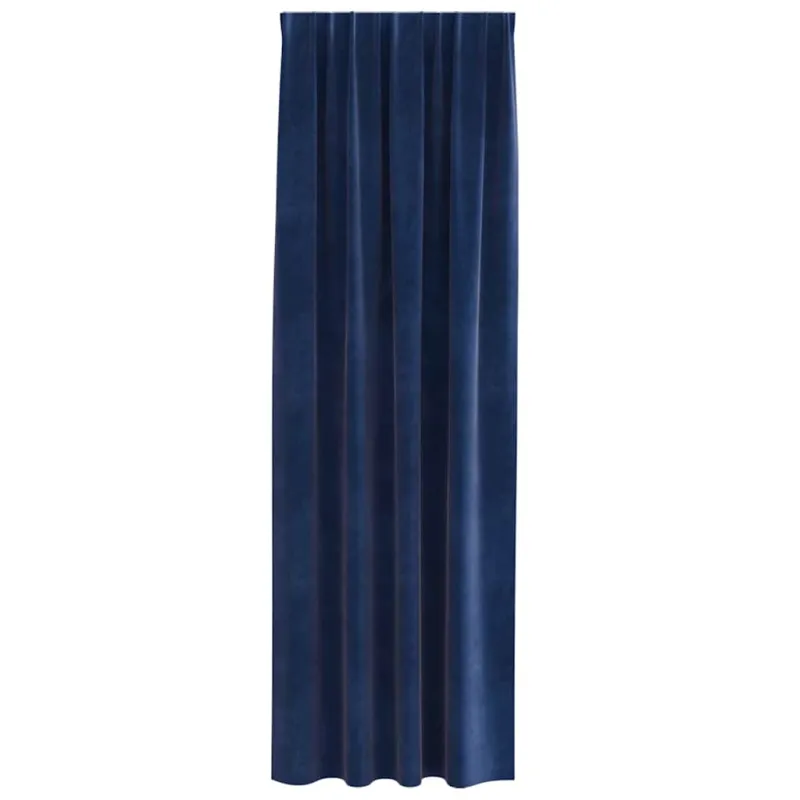 Užtemdymo užuolaidos 2 pcs Tamsiai mėlyna 140 x 245 cm Aksomas