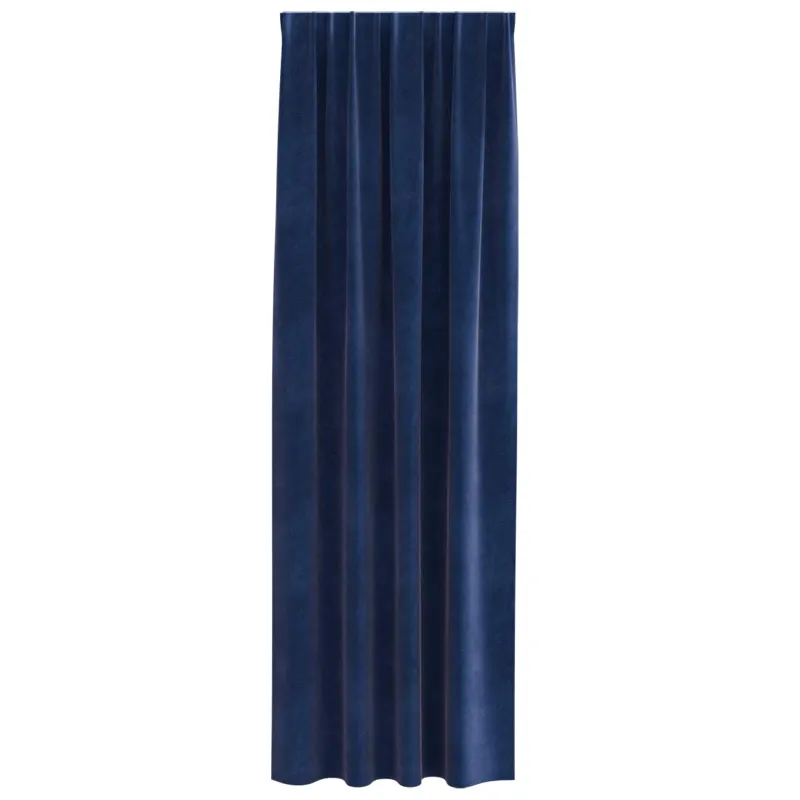 Užtemdymo užuolaidos 2 pcs Tamsiai mėlyna 140 x 260 cm Aksomas