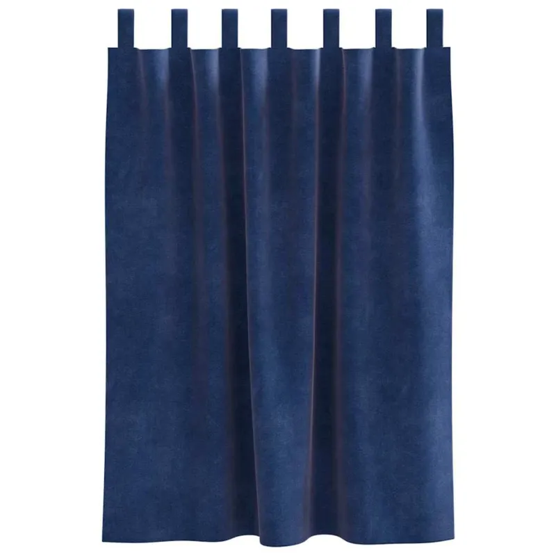 Užtemdymo užuolaidos 2 pcs Tamsiai mėlyna 140 x 140 cm Aksomas