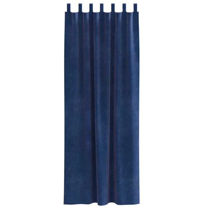 Užtemdymo užuolaidos 2 pcs Tamsiai mėlyna 140 x 225 cm Aksomas