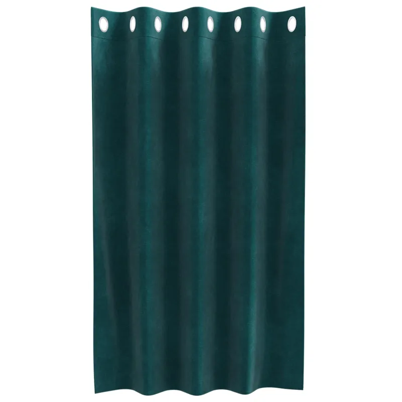 Užtemdymo užuolaidos 2 pcs Tamsiai žalia 140 x 140 cm Aksomas