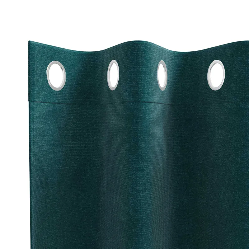 Užtemdymo užuolaidos 2 pcs Tamsiai žalia 140 x 140 cm Aksomas