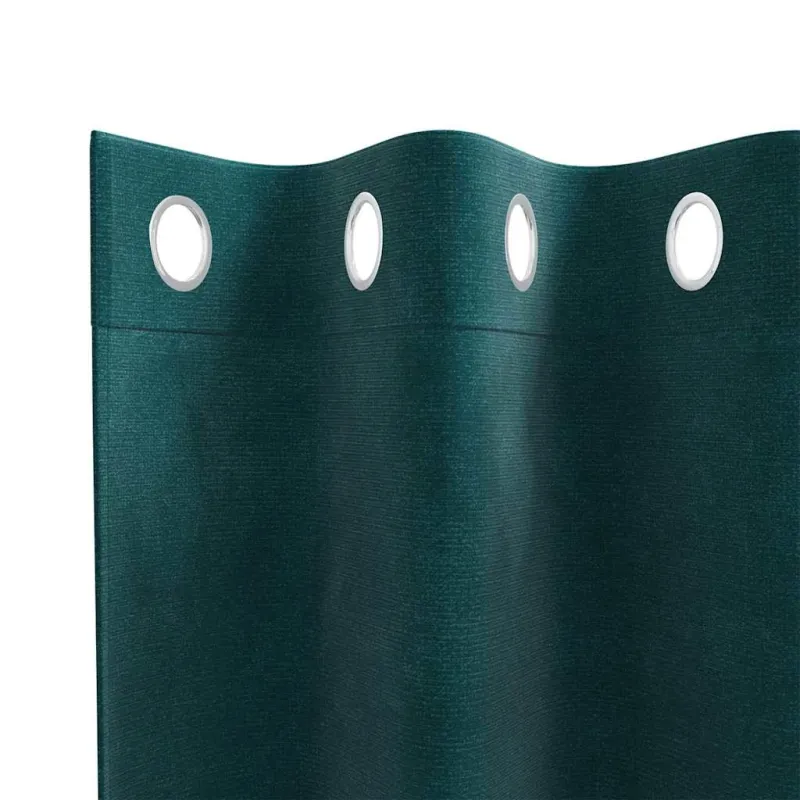 Užtemdymo užuolaidos 2 pcs Tamsiai žalia 140 x 225 cm Aksomas