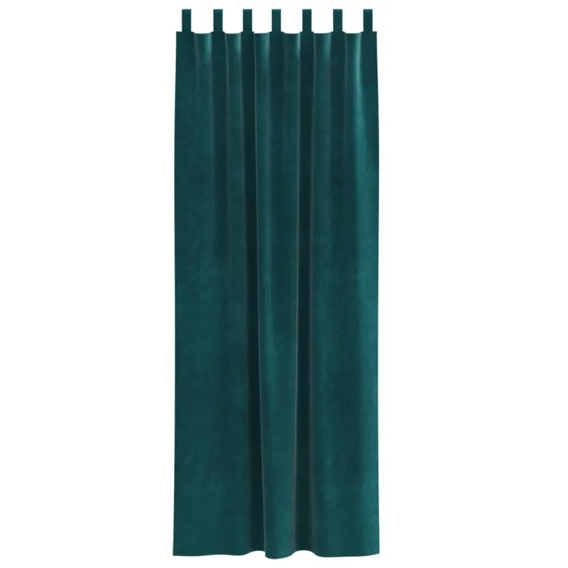 Užtemdymo užuolaidos 2 pcs Tamsiai žalia 140 x 245 cm Aksomas
